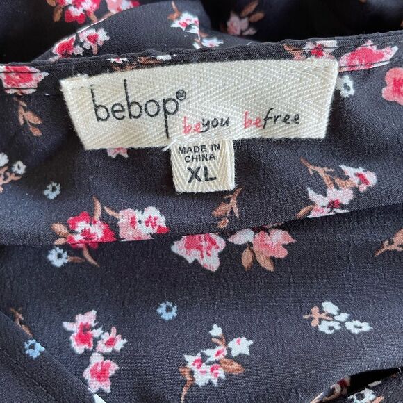 Bebop Floral Blouson Sleeve Dress - Picture 5 of 7